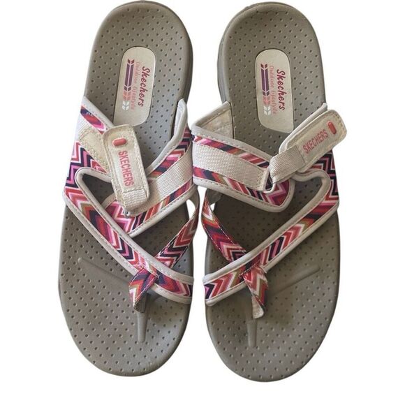 Skechers Shoes - Sketchers size 12 sandals boho Aztec print